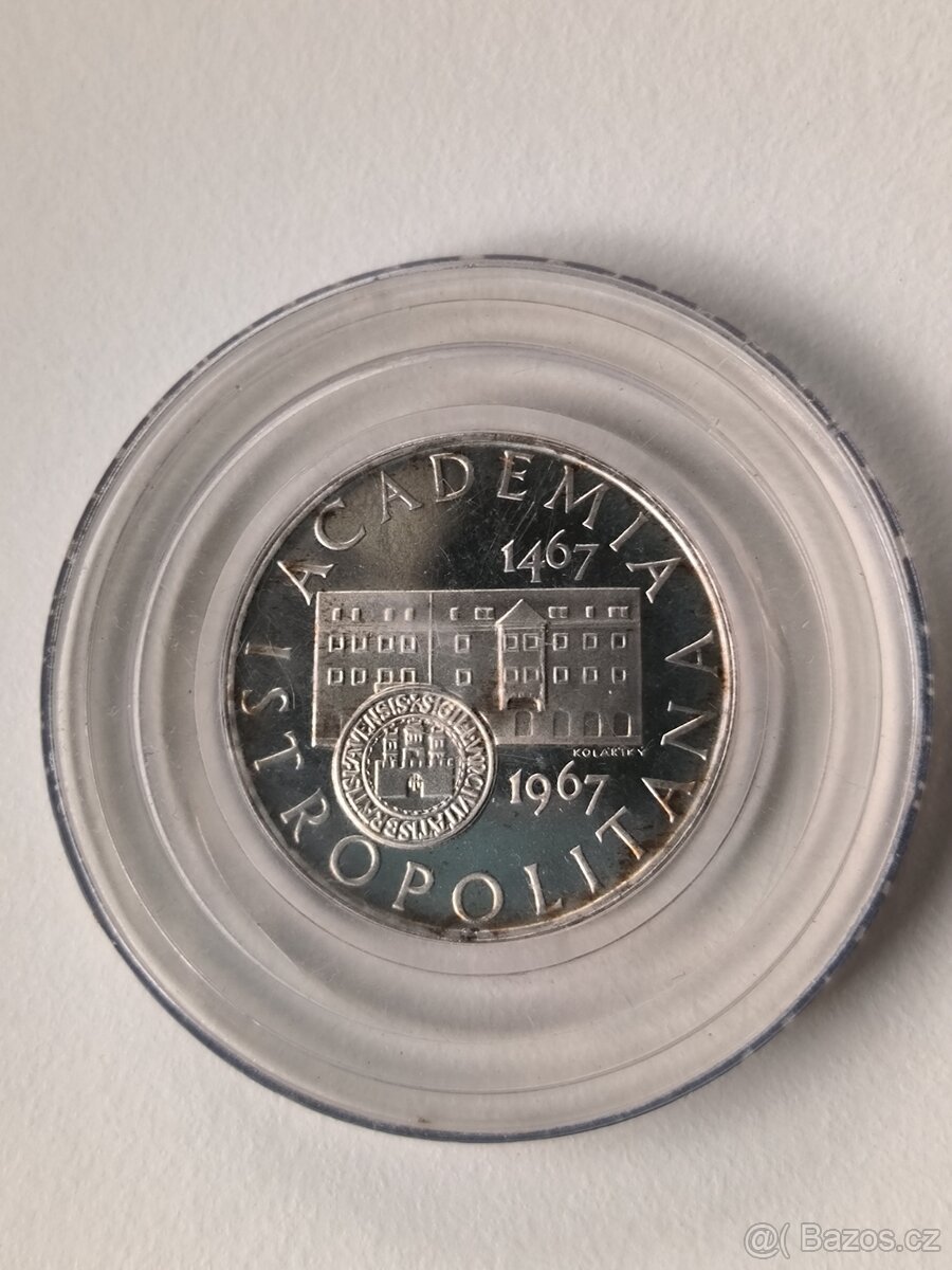 10 kčs - korún 1967 - Istropolitana PROOF