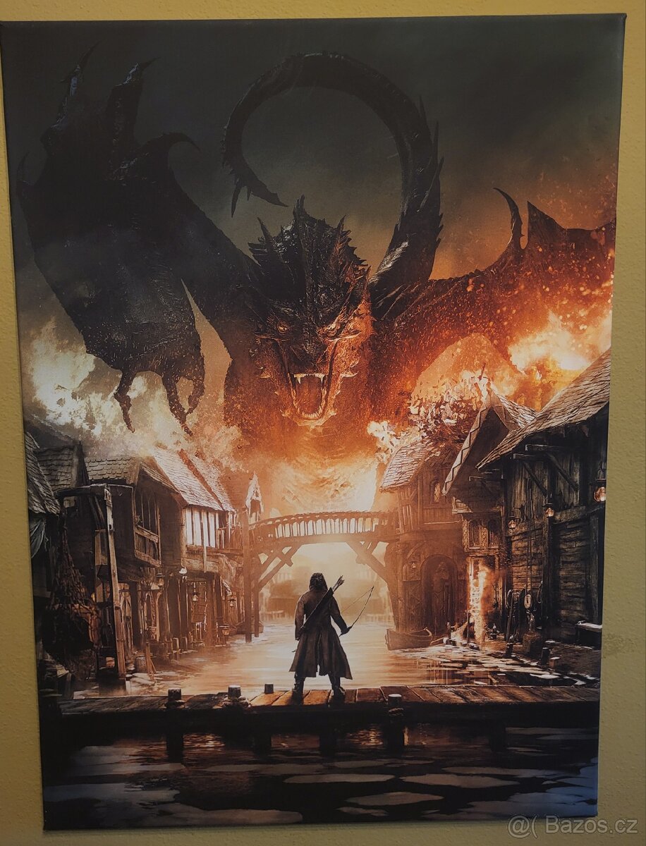 Fotoplátno Hobit, Drak Šmak