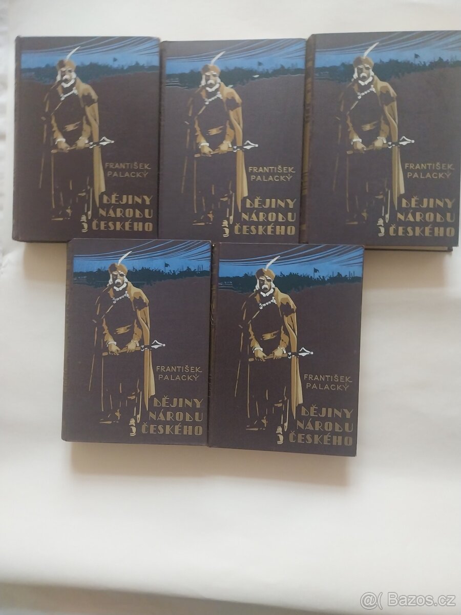 Palacký Dějiny národu českého 5 svazků