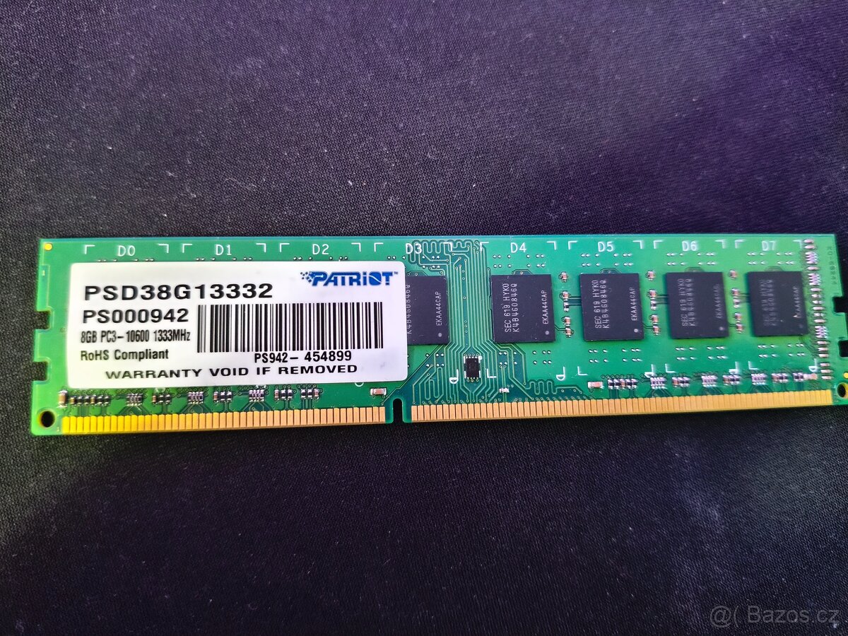 Patriot DDR3 8GB 1333 MHZ