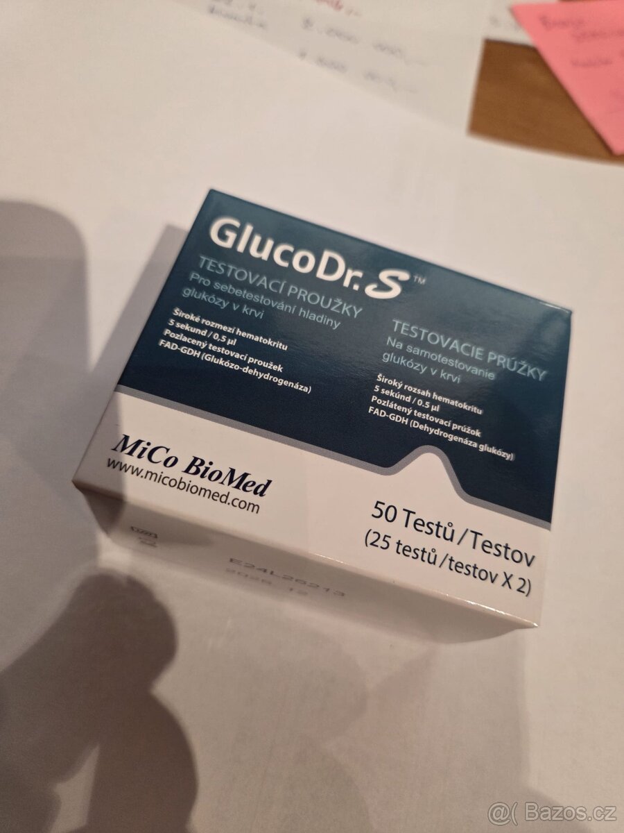 testovací proužky GlucoDr.S