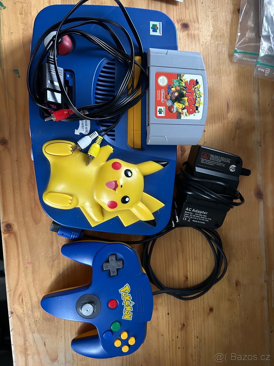 Nintendo 64 Pokémon Pikachu Edition – funkční