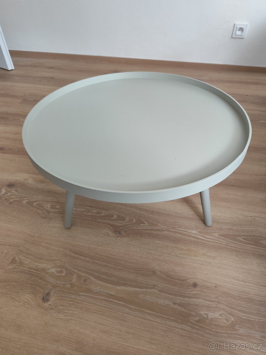 Designový konferenční stolek béžový