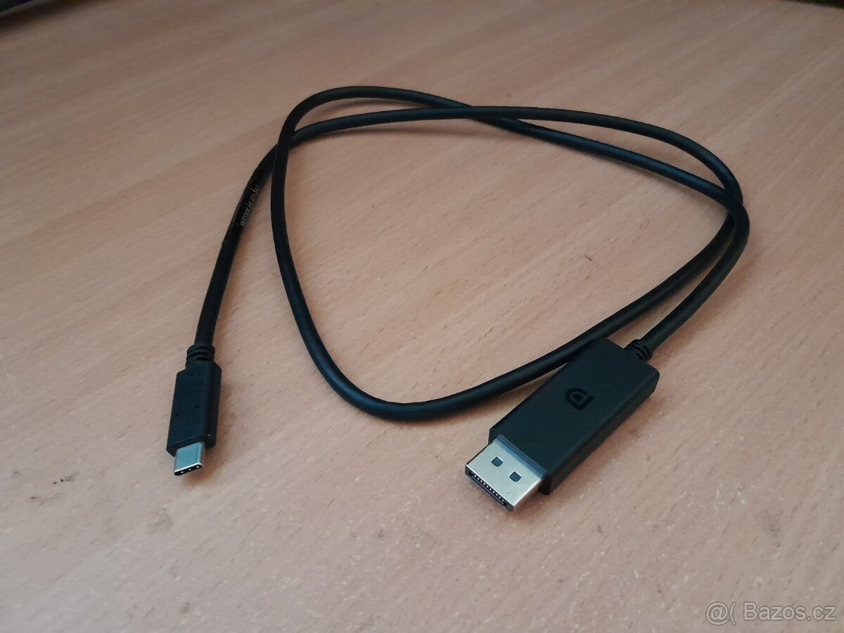 C TO DISPLAYPORT DP OVP KABEL REDUKCE IHNED K PRODEJI