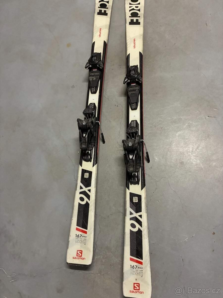 Prodam lyze Salomon X6, 167 cm, radius 14m