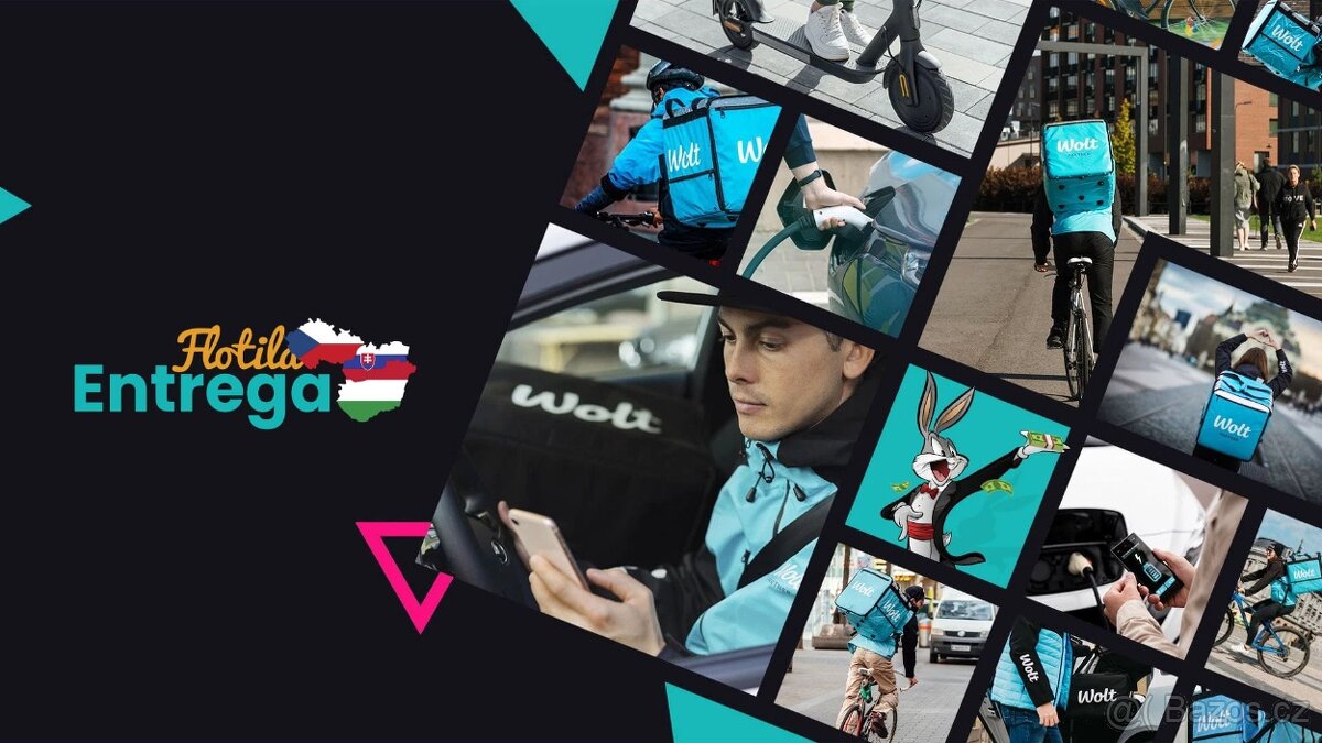 HLEDÁME KURÝRY PRO ROZVOZ WOLT 🍕 Říčany