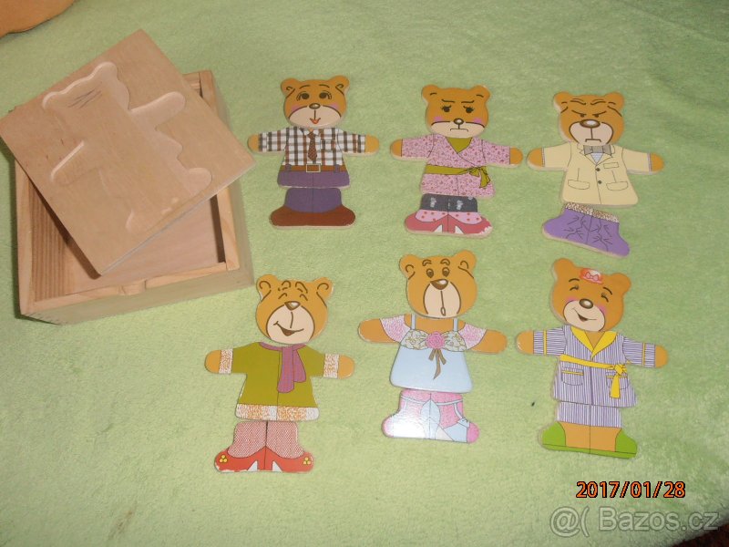 Pro nejmenší-skládací medvídci
