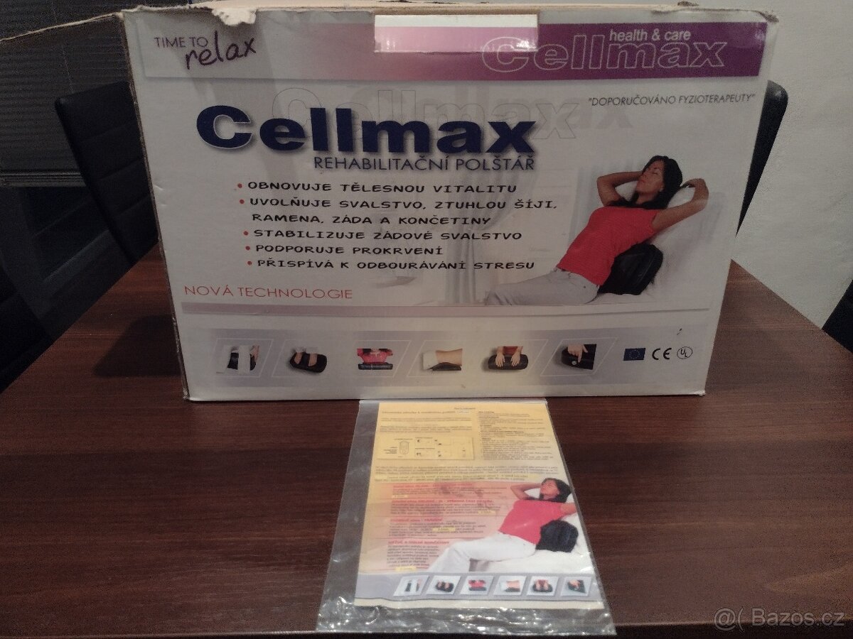 Prodáno masážní polštář Cellmax