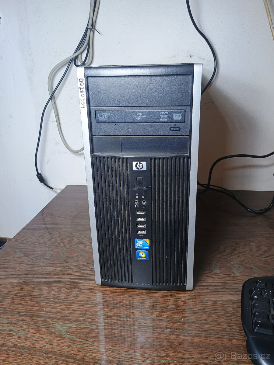 PC#234 - MB, CPU, DDR3, chladič, HP, DVD - funkční počítač