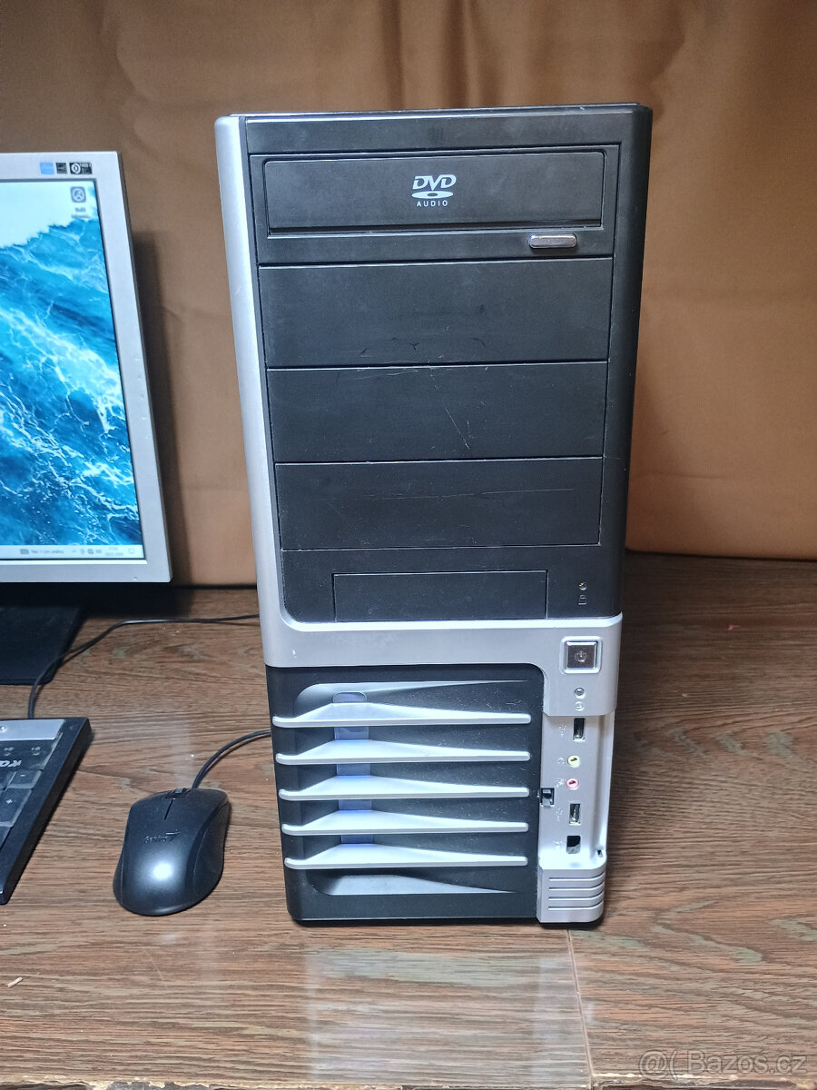 PC#78 - MB, CPU, DDR2, HDD, DVD, Quad core - funkční počítač