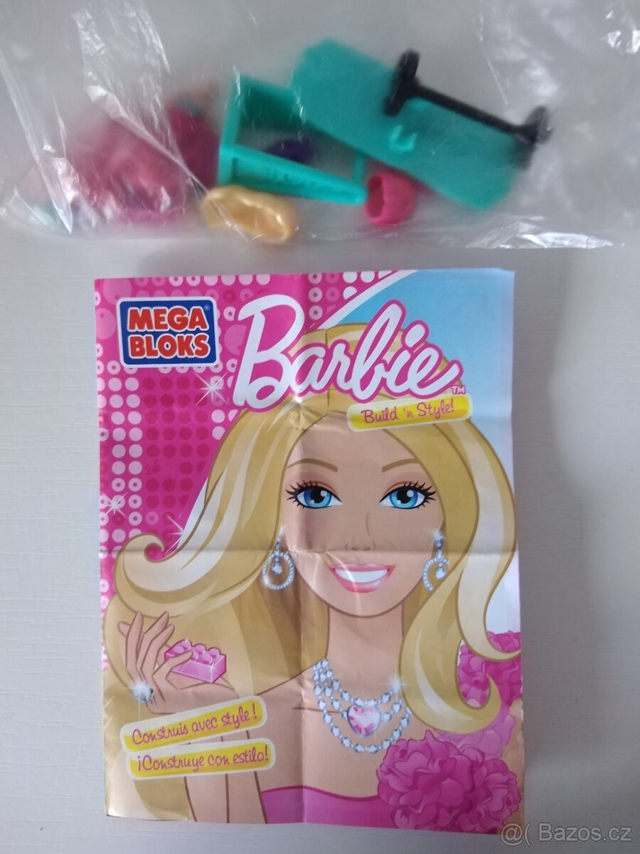 Barbie - Mega bloks č. 80201 – růžová se zrcadlem