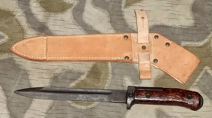 Bodák, bajonet vz58, uloženka