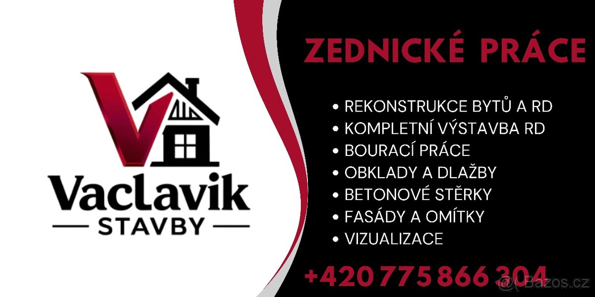 Stavební a zednické práce