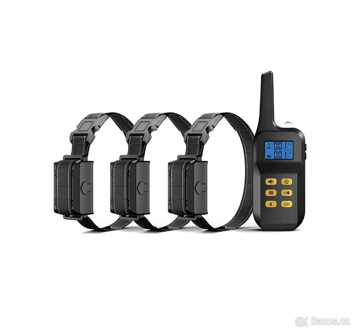 Elektrický výcvikový obojek pro 3 psy Patpet T720 2v1