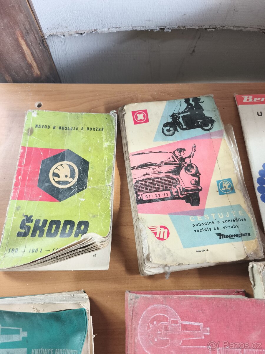 Knihy, příručky škoda