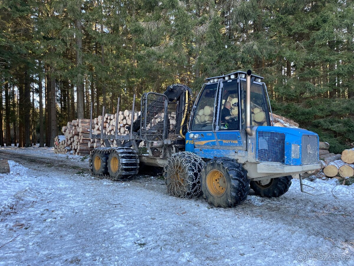 Vyvážecí souprava Rottne F15C