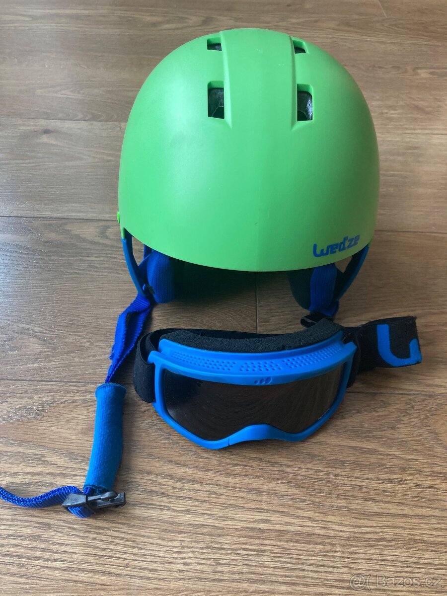 Lyzarska helma + bryle