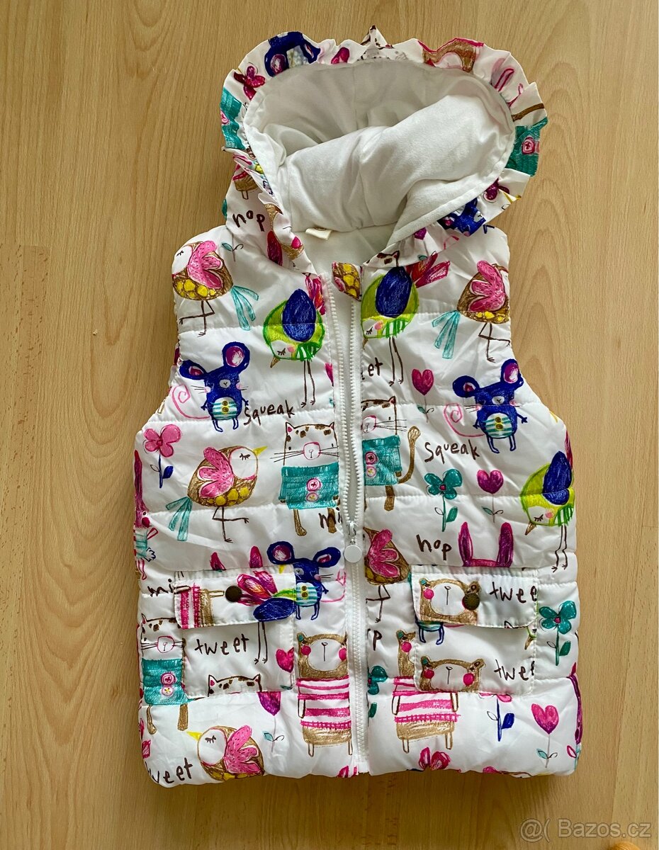 Dívčí vesta vel 128