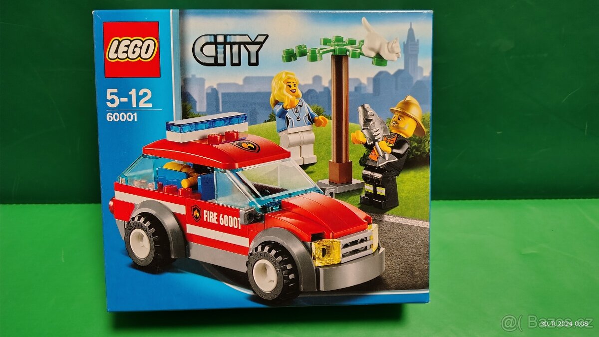 Lego 60001 Fire Chief Car (hasiči)