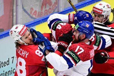 Česko - Švýcarsko, hokej - Olympiáda (OH)