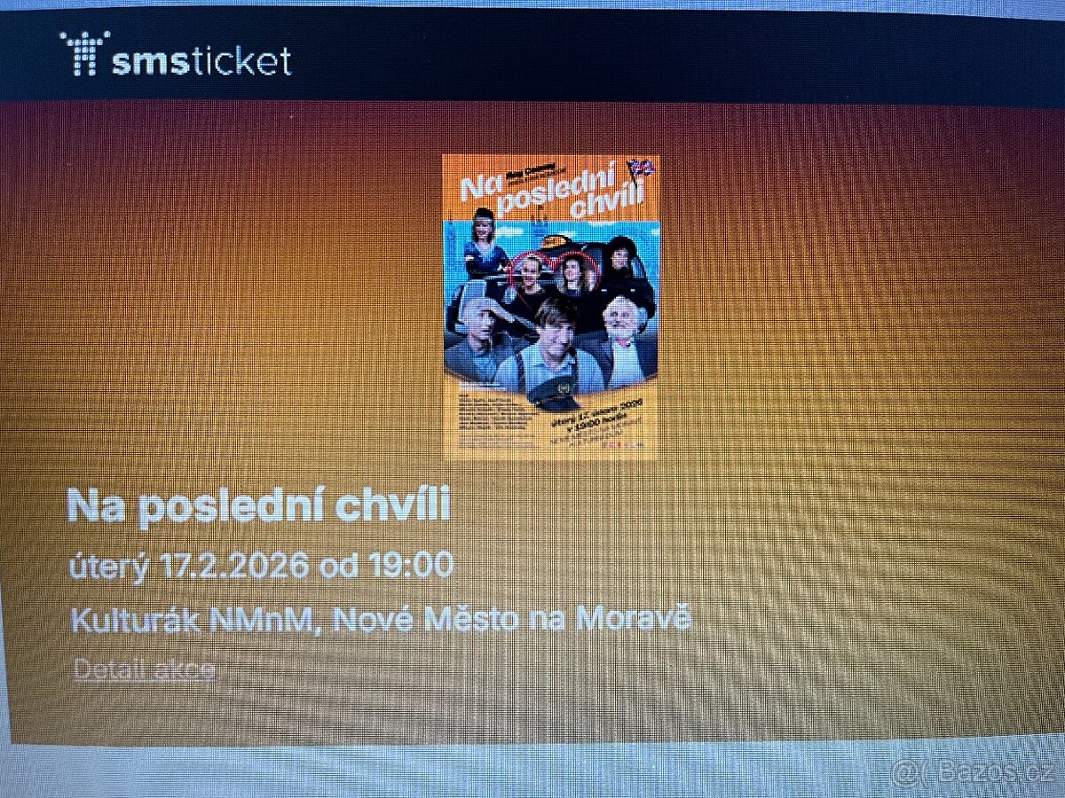 Vstupenky do divadla