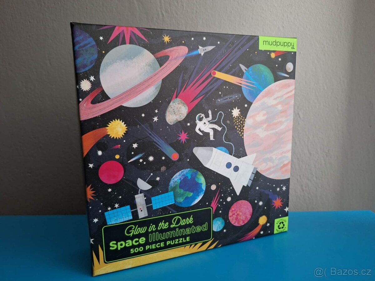 Puzzle vesmír 500 ks_svítící ve tmě n.o.v.é.