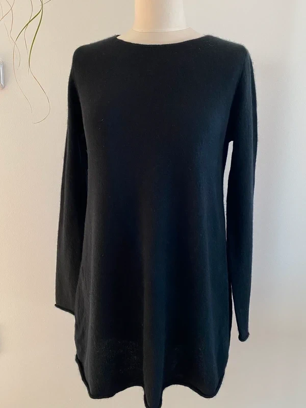 100% kašmír -Kašmírový maxi svetr zn. Lodenfrey