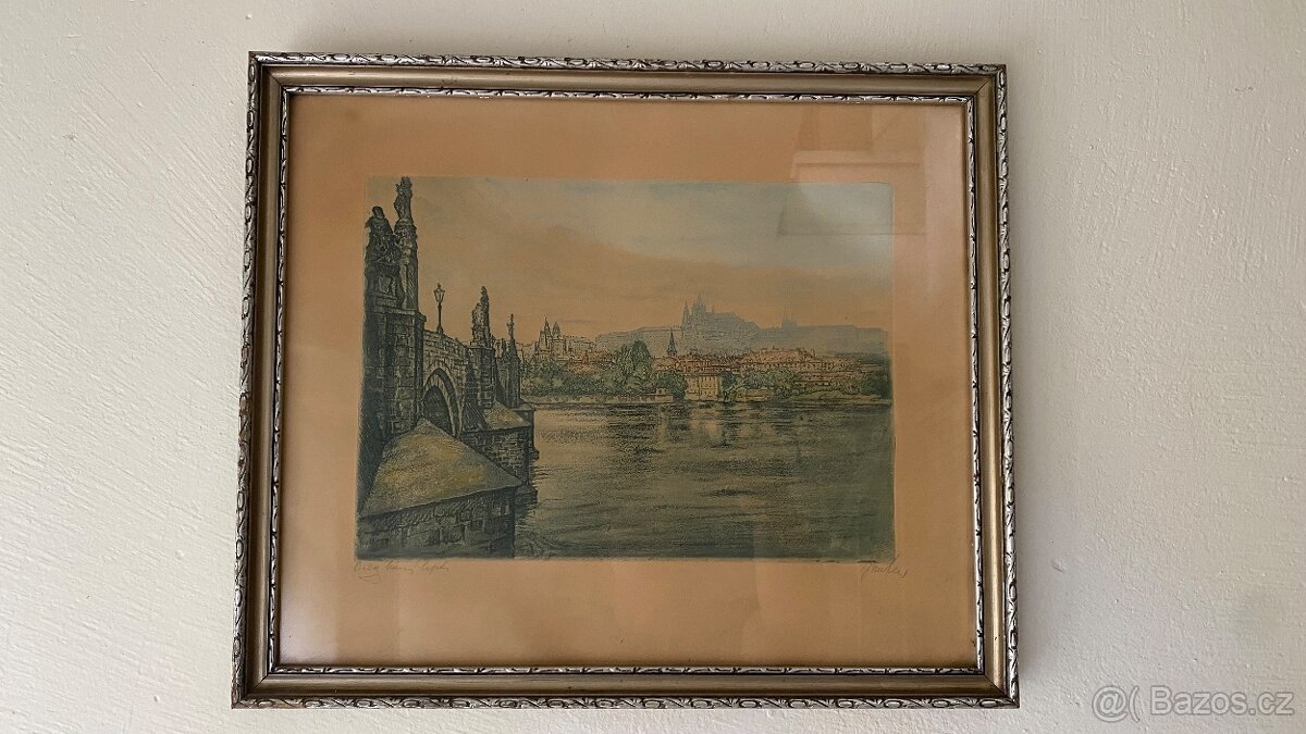 Starý obraz. Viz foto