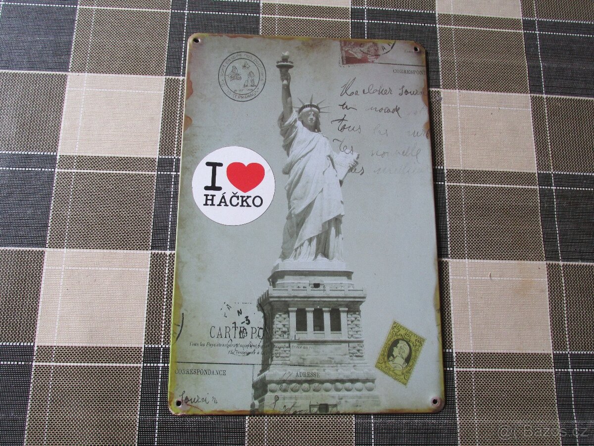 Cedule PANHARD, socha Svobody, Plaza de toros