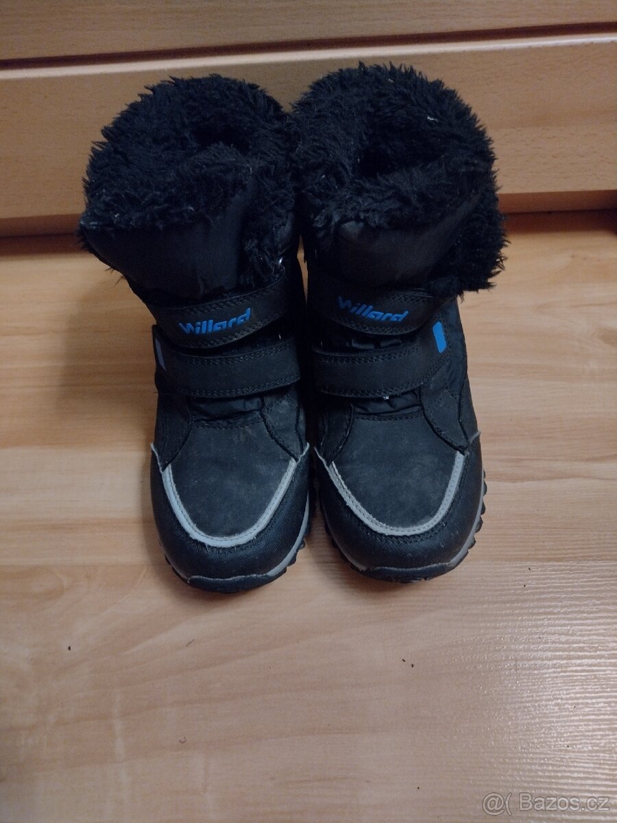 Zimní boty vel. 33 a 34