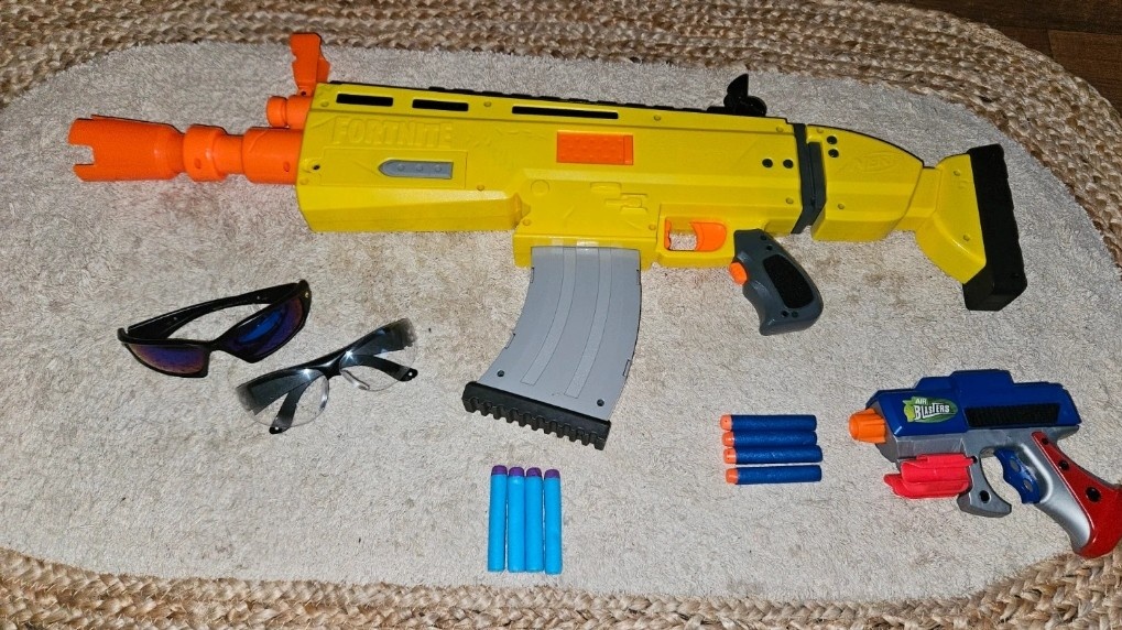 Nerf Fortnite AR-L + AIR BLASTER s příslušenstvím