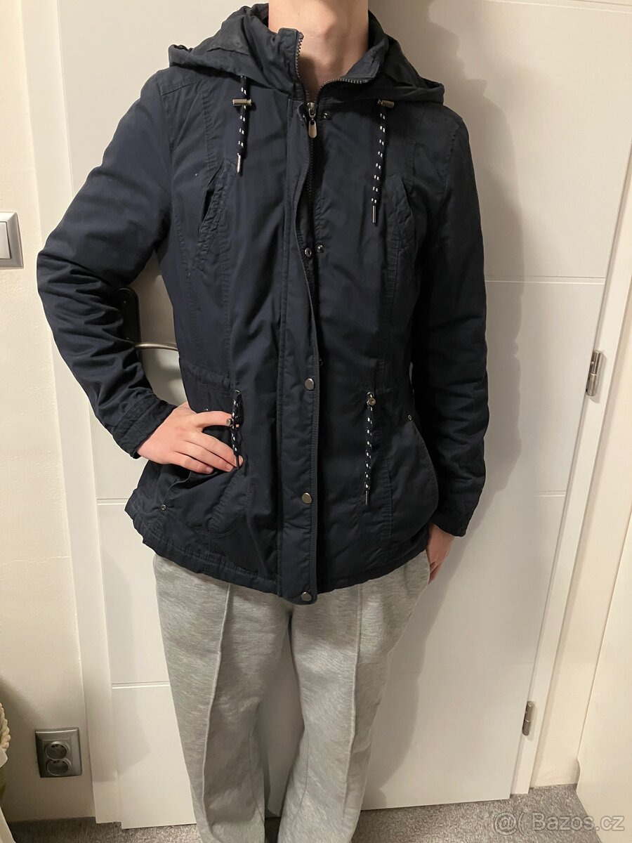 Kabátek, bunda, parka C&A, tmavě modrá