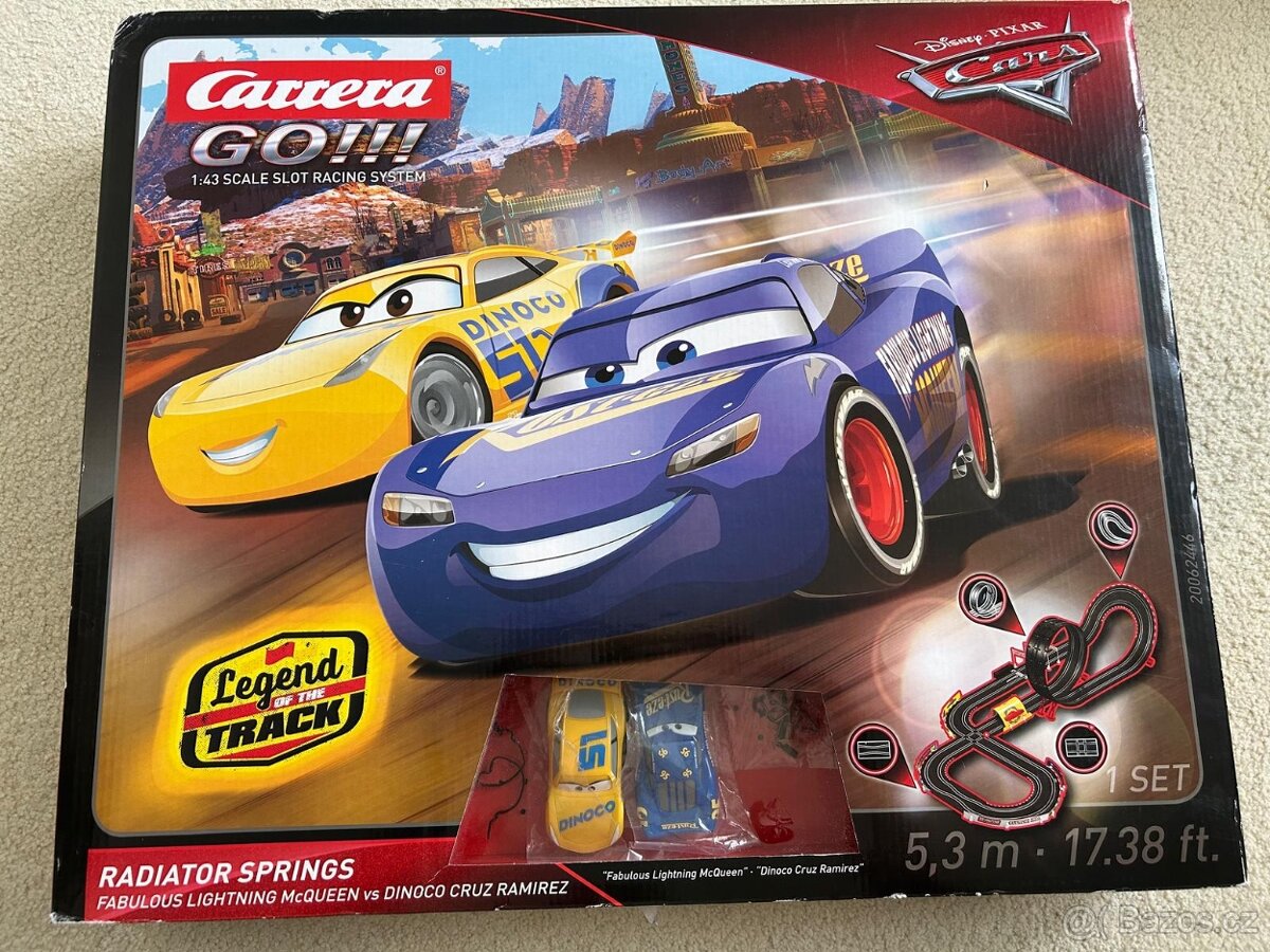 Autodráha Carrera GO. Radiator Springs – kompletní set + k