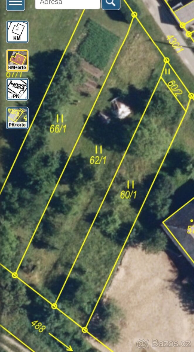 Prodej stavebních pozemků Renoty