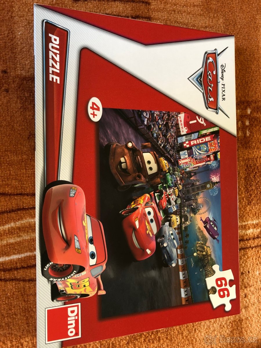 puzzle Blesk McQueen 66 dílků