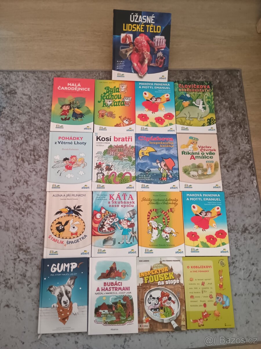 Prodám dětské knihy ve velmi dobrém stavu.