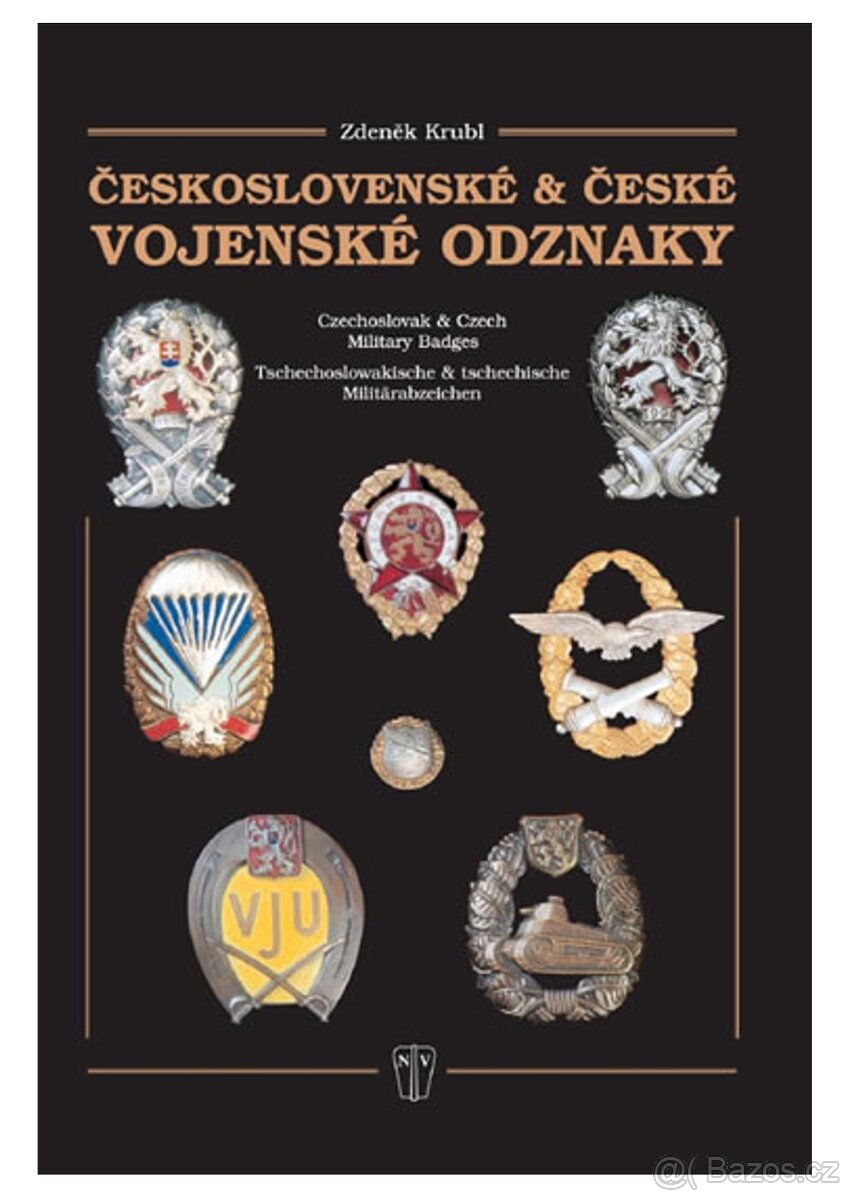 Kniha Československé a české vojenské odznaky
