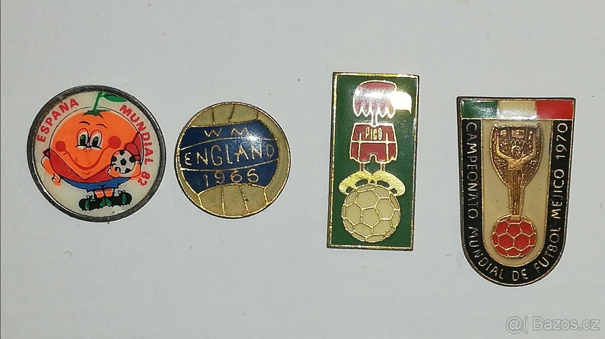 Prodám odznaky MS ve fotbale