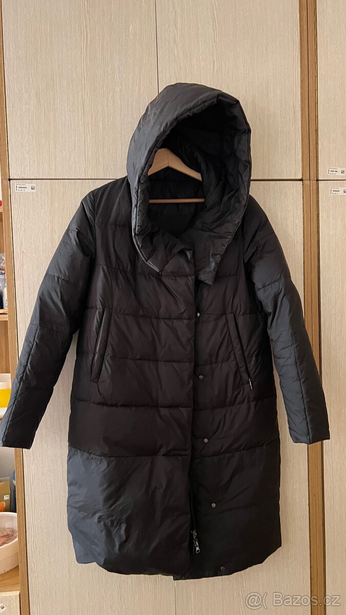 Černá zimní bunda velikost S