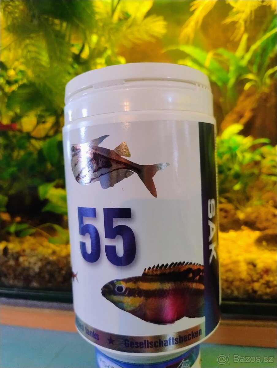 Krmivo granule SAK 55