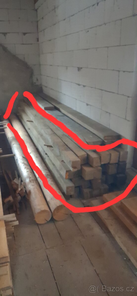 Prodám trámky a laťky