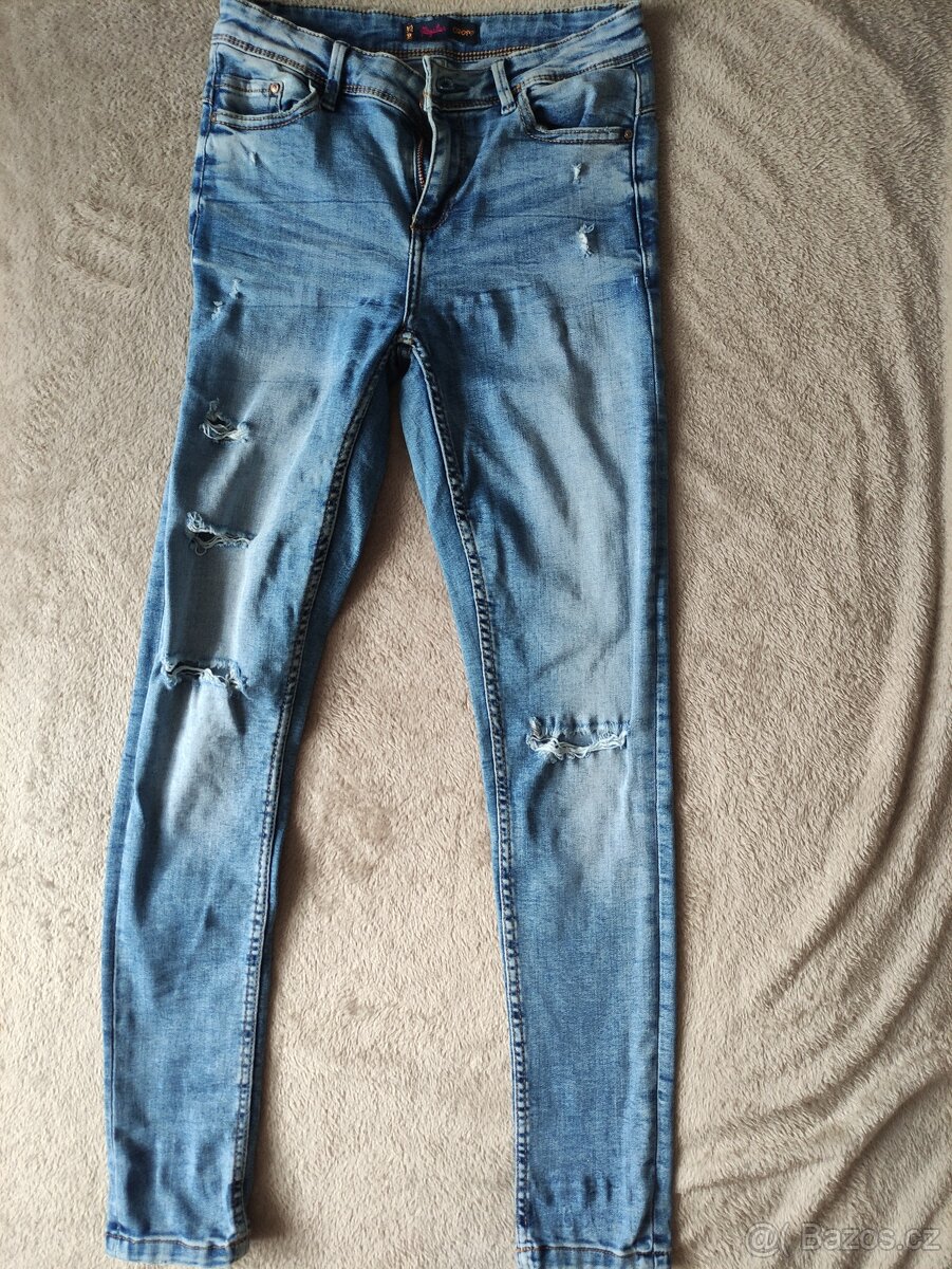 Dámské, dívčí rifle, džíny CROPP, vel.34