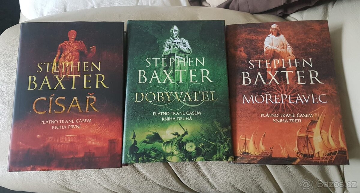 3 knihy Stephena Baxtera - Plátno tkané časem.