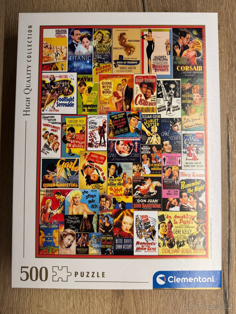 Puzzle Filmové plakáty 500