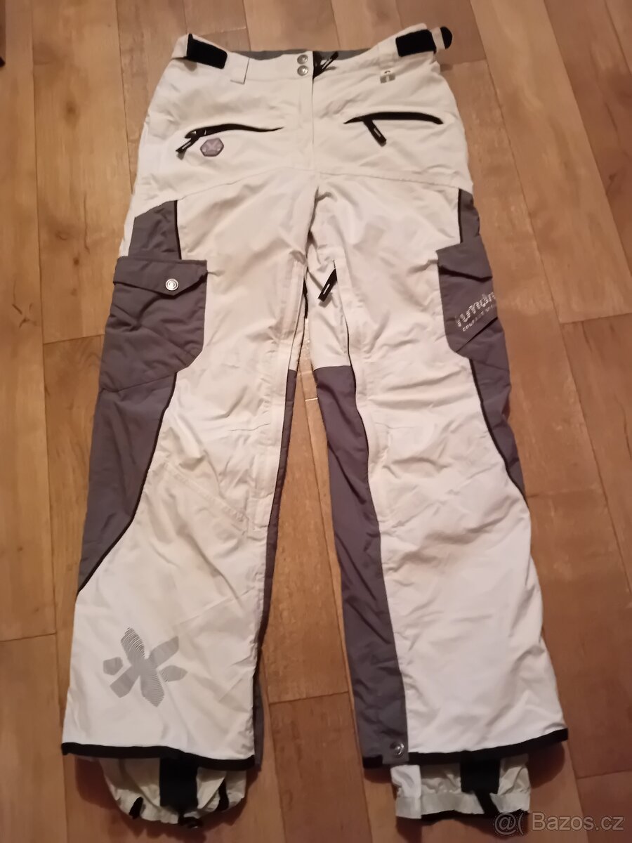 Kalhoty na SNB nebo lyže, bílo - šedé, vel. S