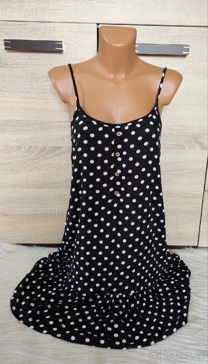 Černobílé šaty - XS/S