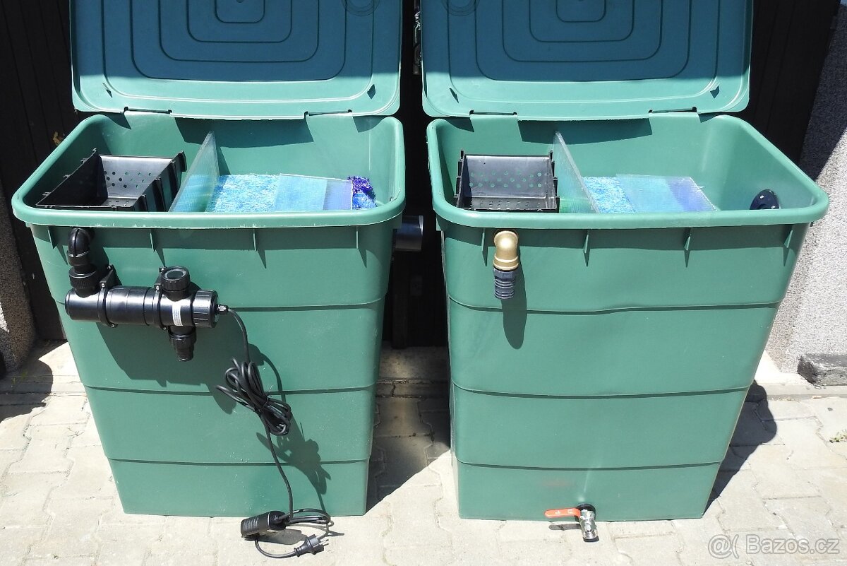 Filtrace, jezírková filtrace, koi filtr 5 až 60 m3