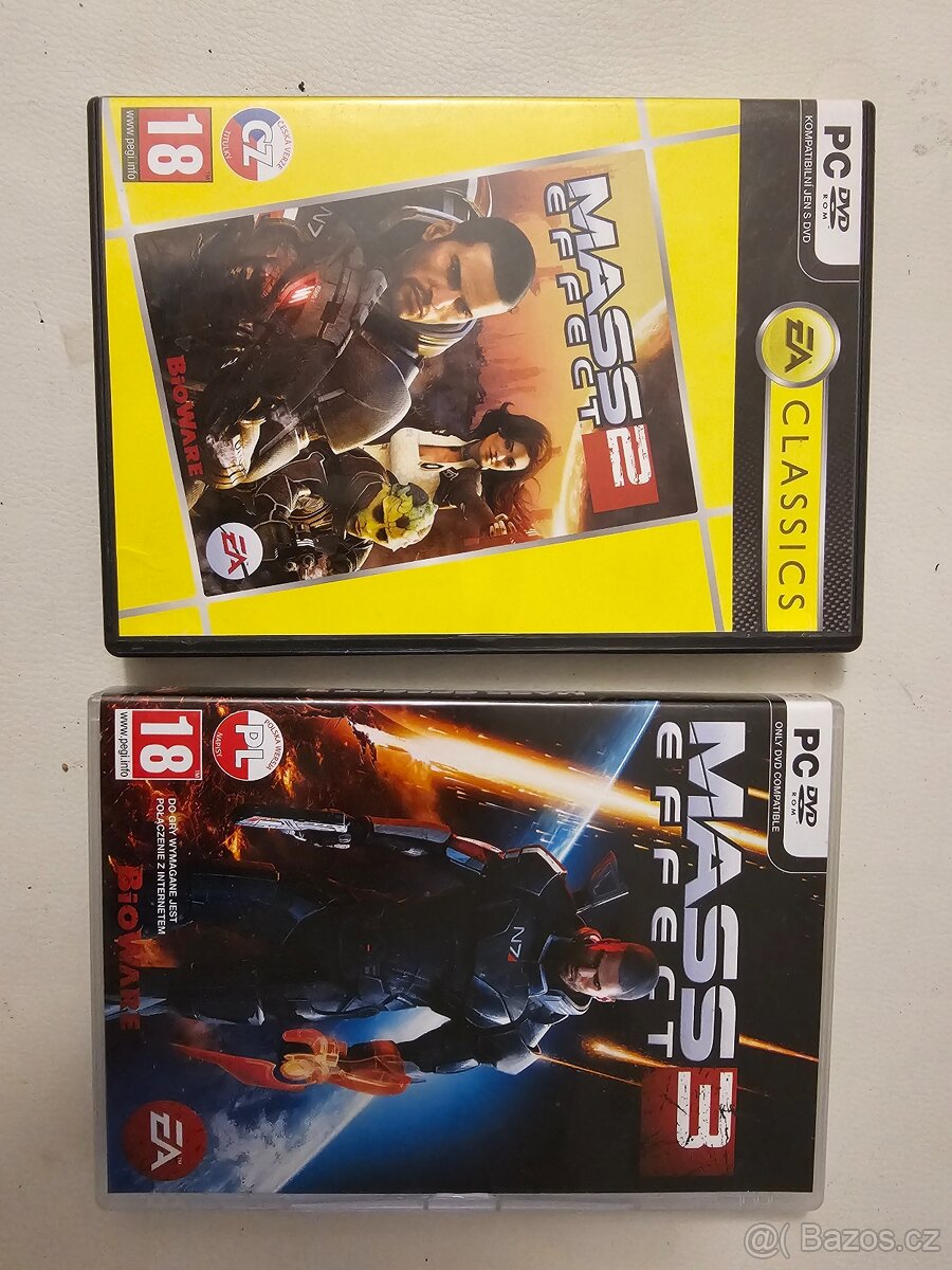 Mass Effect 2 a Mass Effect 3 PC