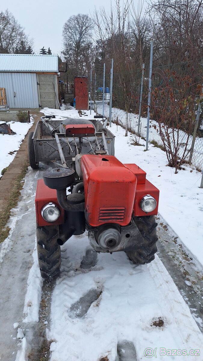 Malotraktor diesel, pudni freza