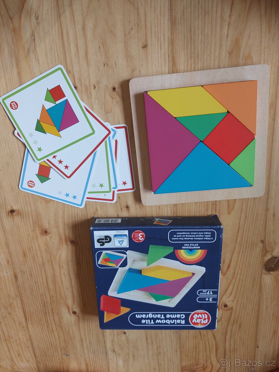 Dřevěné puzzle, skádačka